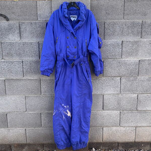 Edelweiss Blue Ski & Snowboard Snowsuit Women's Medium